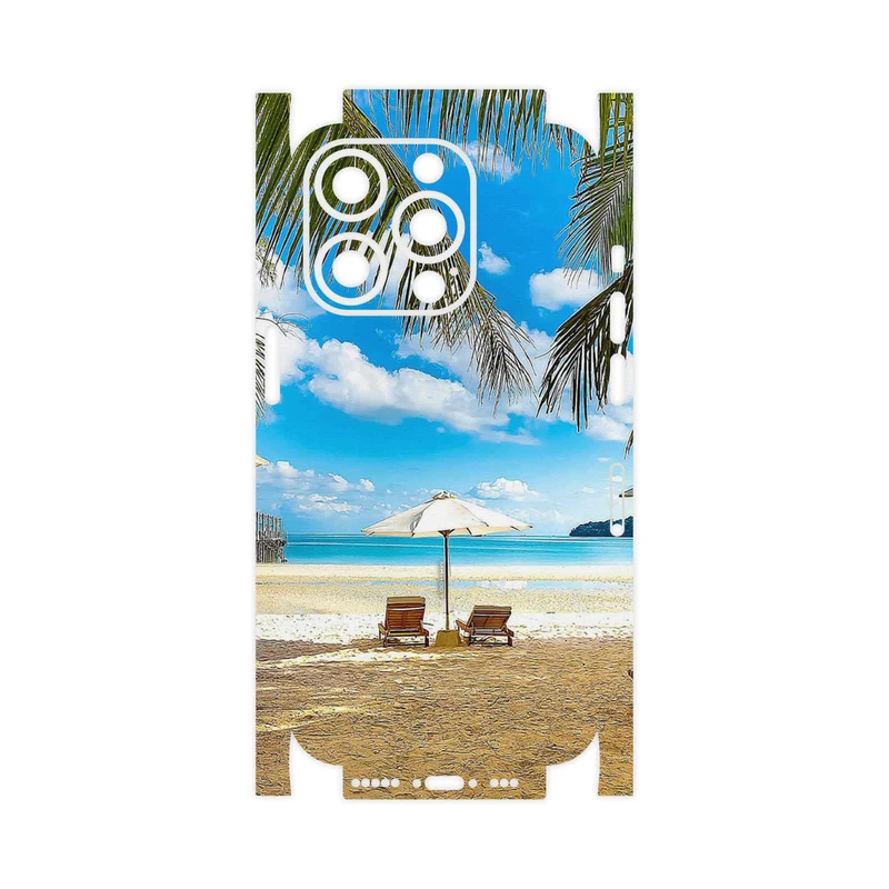 برچسب پوششی ماهوت مدل Beach-FullSkin مناسب برای گوشی موبایل اپل iPhone 14 Pro