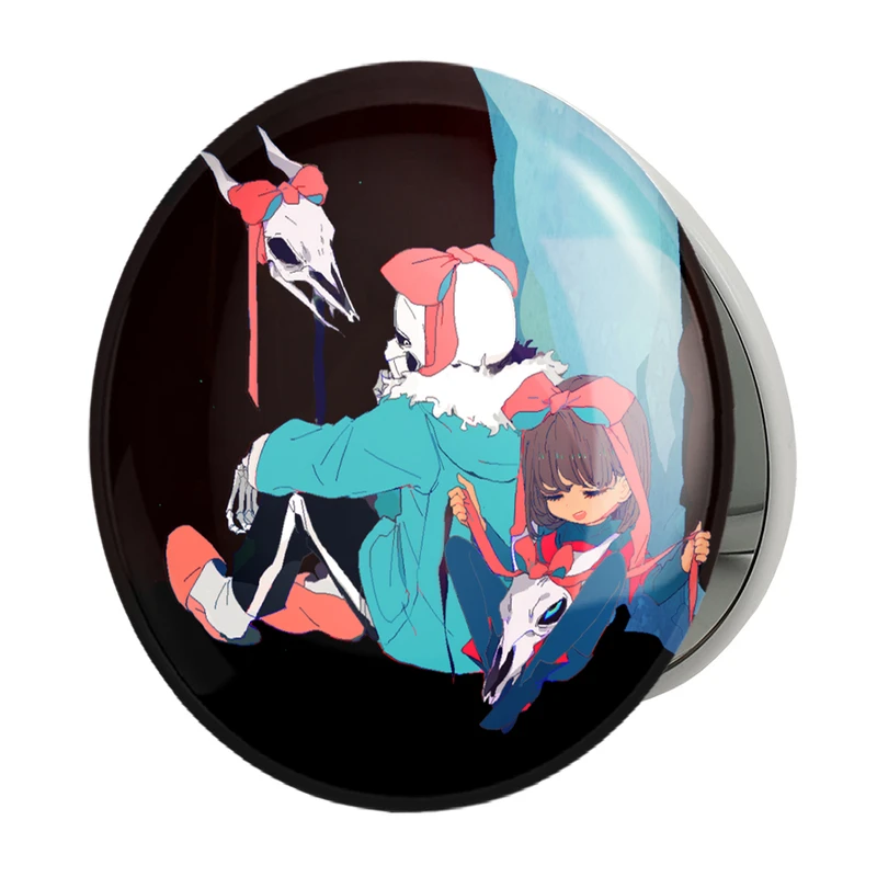 آینه جیبی خندالو طرح بازی آندرتیل (Undertale) مدل تاشو کد 31756