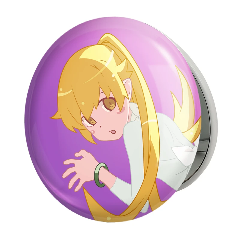 آینه جیبی خندالو طرح شینوبو اوشینو انیمه مونوگاتاری مدل تاشو کد 16233 