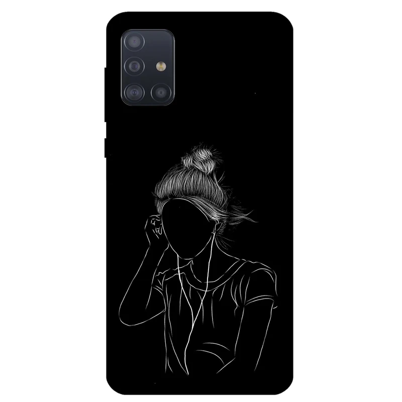 کاور مگافون طرح مینیمال مدل 1858 مناسب برای گوشی موبایل سامسونگ Galaxy A71        