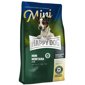 غذای خشک سگ هپی داگ مدل mini montana وزن 1 کیلوگرم
