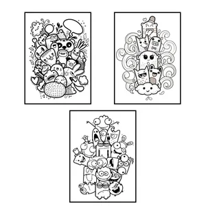 مقوا رنگ آمیزی مدل N26 سایز 21×15 سانتی متر مجموعه 3عددی