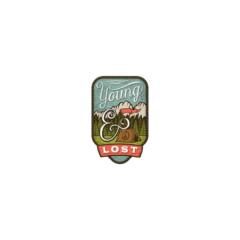 استیکر تزئینی موبایل و تبلت لولو مدل YOUNG AND LOST کد 97