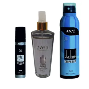 بادی اسپلش و اسپری بدن مردانه می تو مدل 002 مجموعه 3 عددی