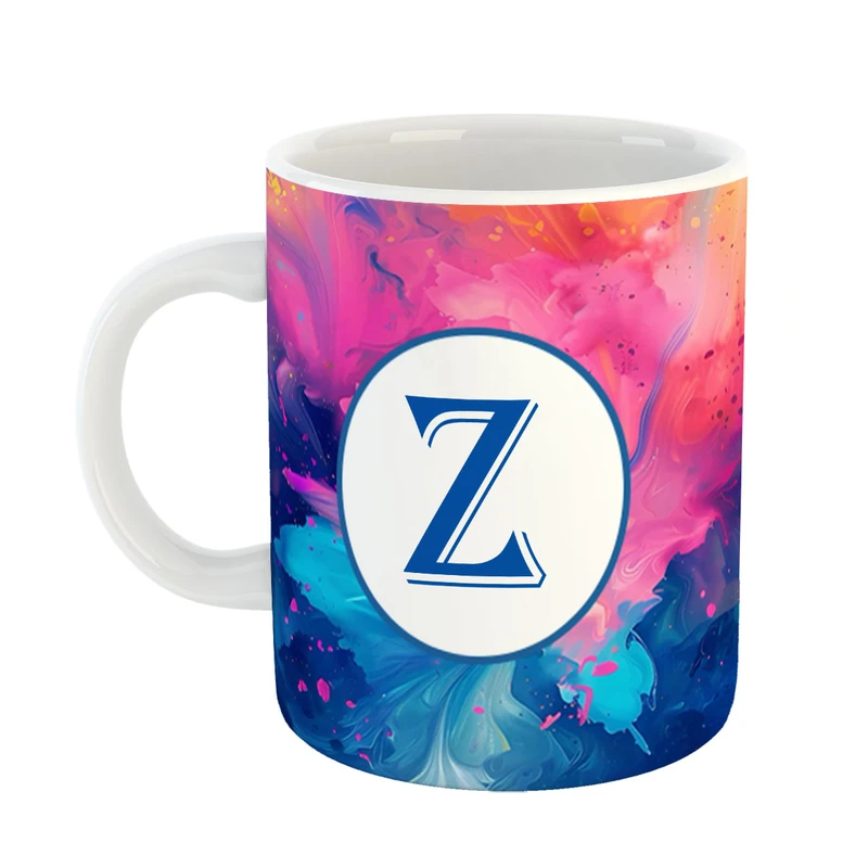 ماگ پادآفرین مدل فانتزی طرح حرف Z کد 19