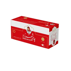 چای سیاه کیسه ای لفاف دار شهرزاد وزن 1.5 گرم بسته 25 عددی