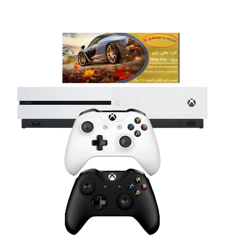 مجموعه کنسول بازی مایکروسافت مدل Xbox One S ظرفیت 1 ترابایت به همراه ۲۰ عدد بازی