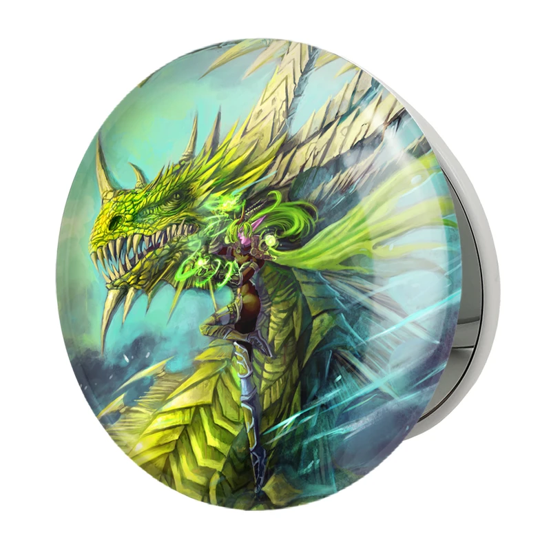 آینه جیبی خندالو طرح بازی دنیای وارکرفت (World of Warcraft) مدل تاشو کد 31818