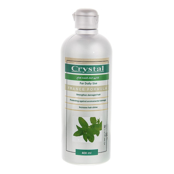 شامپو مو کریستال مدل نعنا حجم 400 میلی لیتر