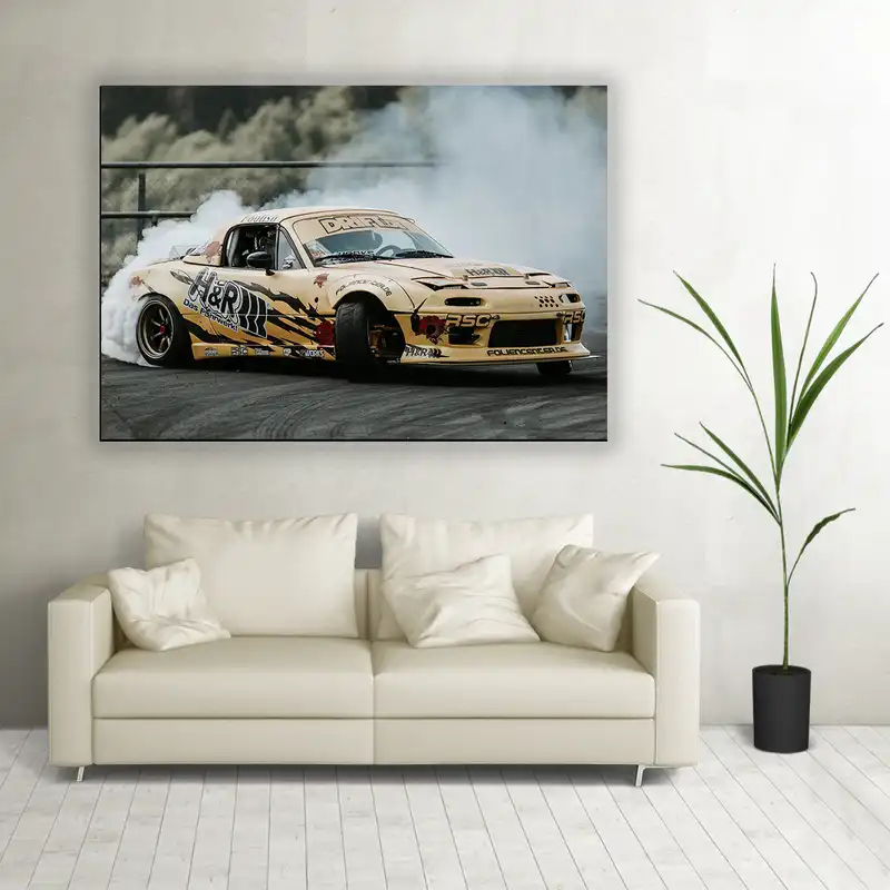 تابلو شاسی آر جی بی طرح ماشین مسابقه ای کد 6541