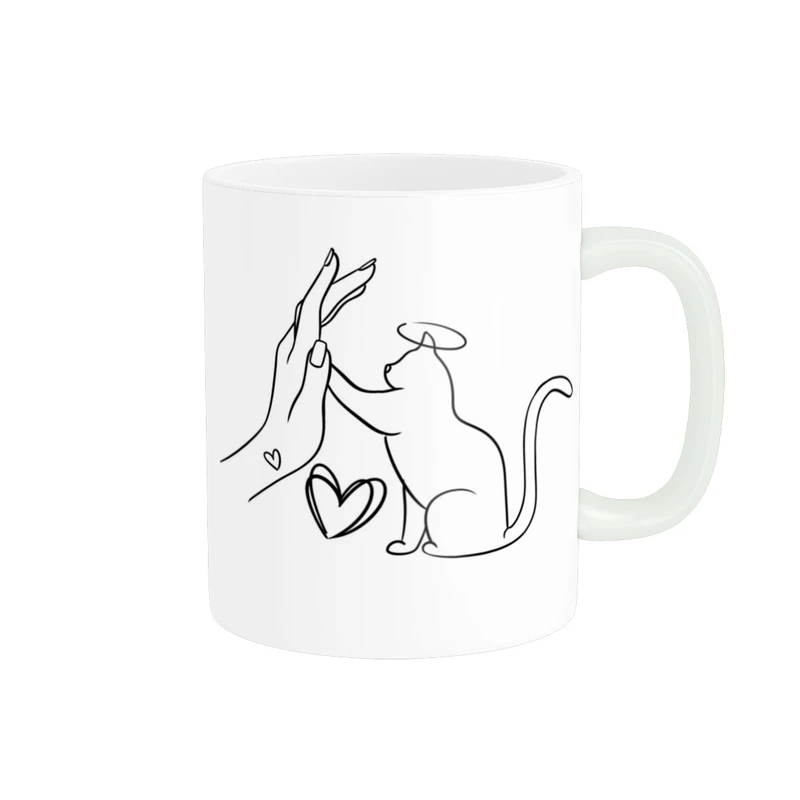 ماگ پاد آفرین مدل گربه کیوت فانتزی کد 1213