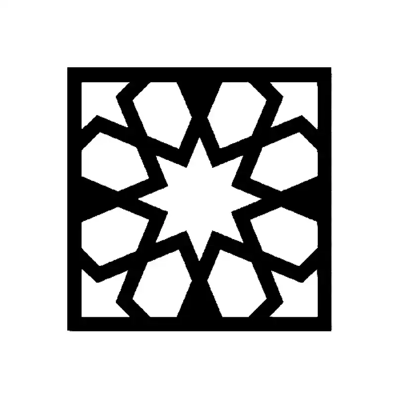 شابلون باتیس آرت طرح تذهیب کد 50-52