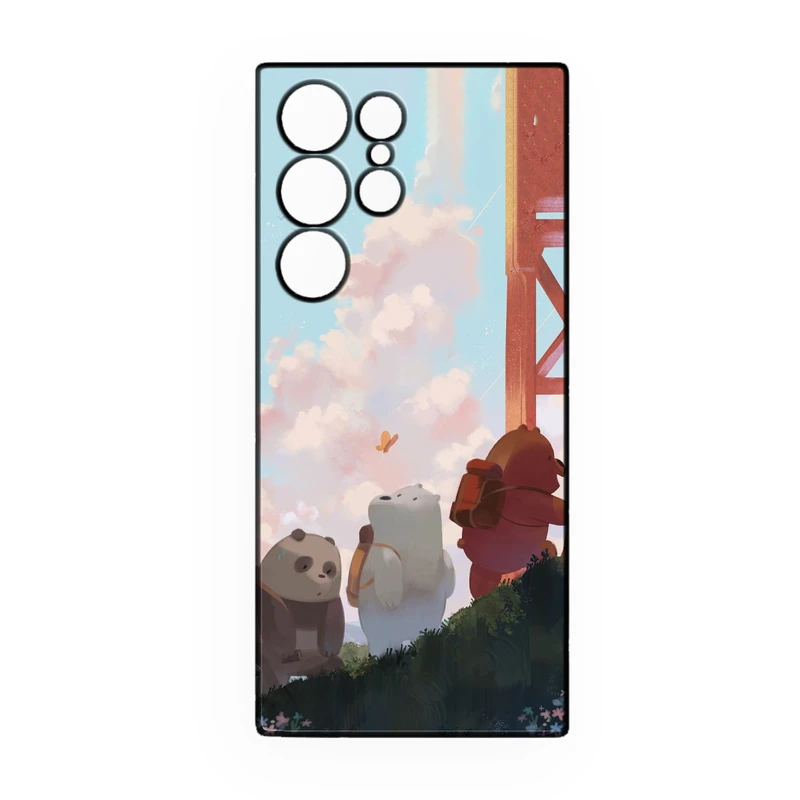 کاور طرح خرس کله پوک کد 377 مناسب برای گوشی موبایل سامسونگ Galaxy S21 Ultra