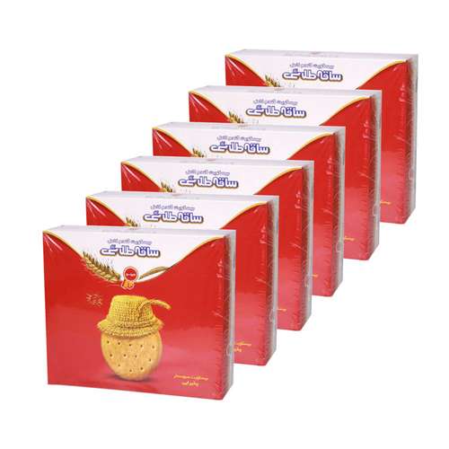 بیسکویت ساقه طلایی مینو - 700 گرم بسته 6 عددی