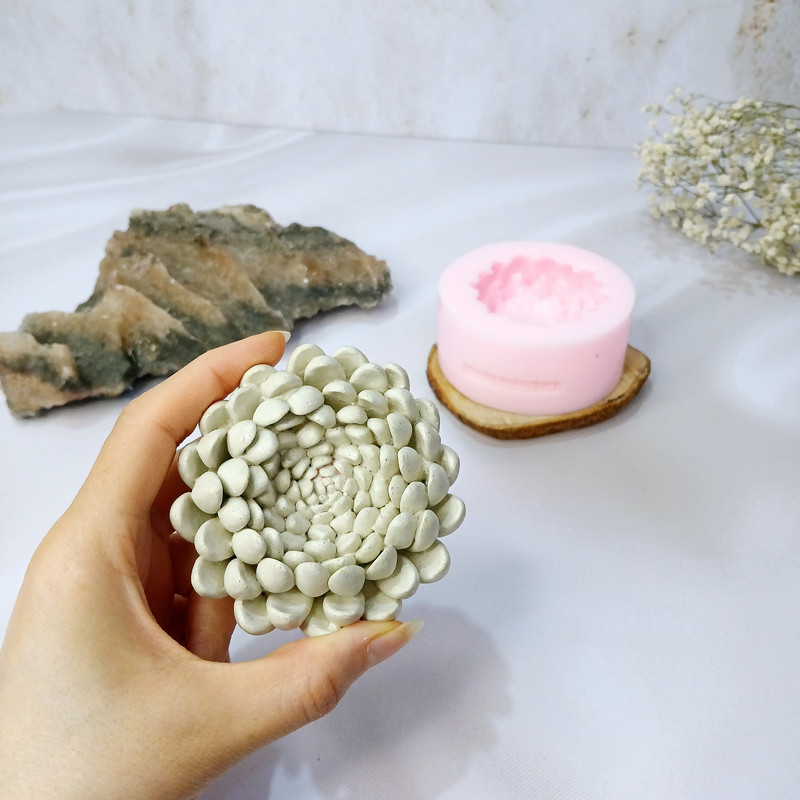 قالب شمع کوشا اکسسوری مدل گل داوودی