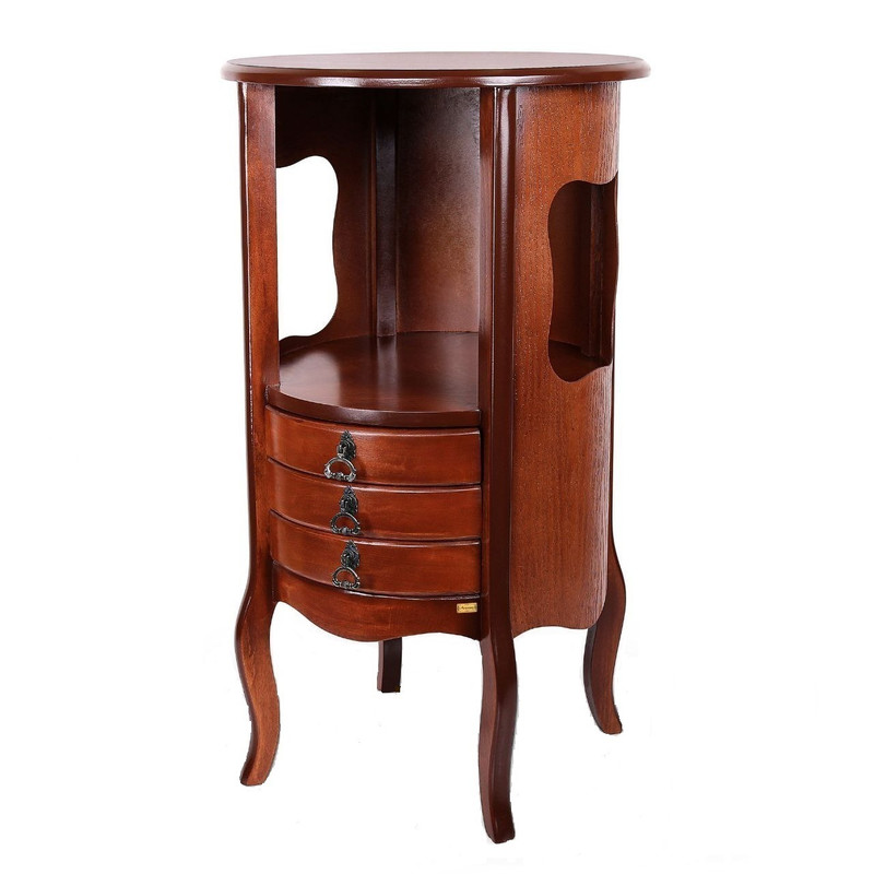 میز تلفن مدل جاکتابی سه کشو 126