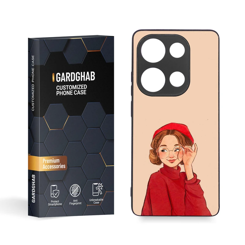 کاور گارد قاب مدل دخترانه مناسب برای گوشی موبایل شیائومی Redmi Note 13 Pro 4G / Poco M6 Pro 4G