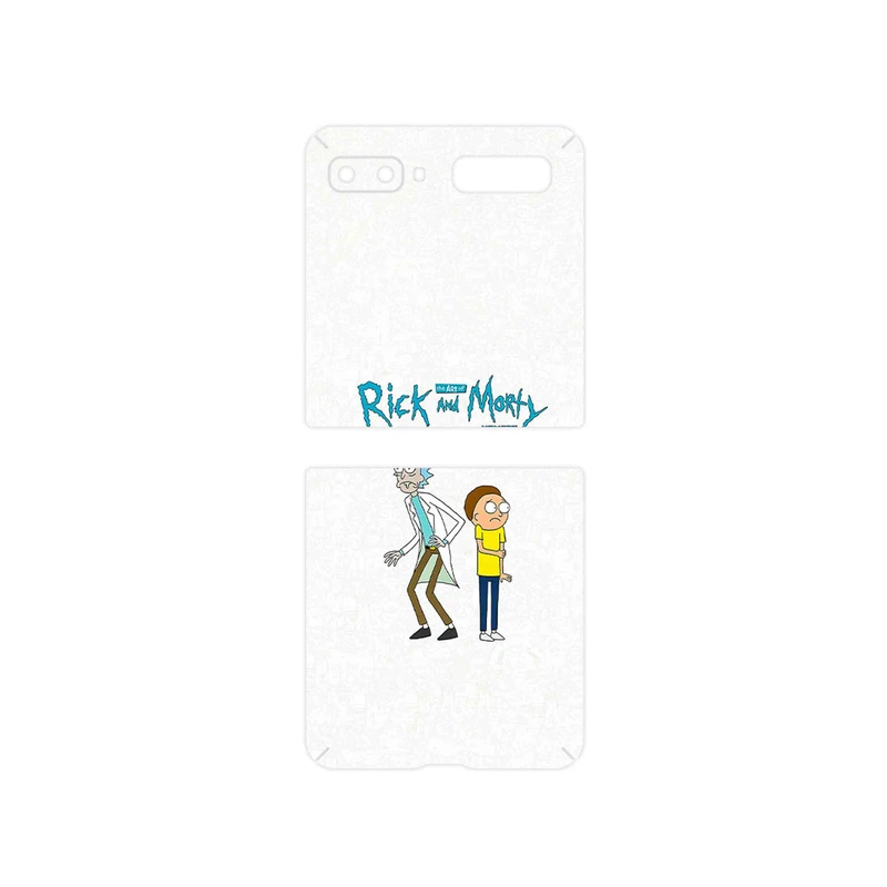برچسب پوششی ماهوت مدل Rick and Morty مناسب برای گوشی موبایل سامسونگ Galaxy Z Flip