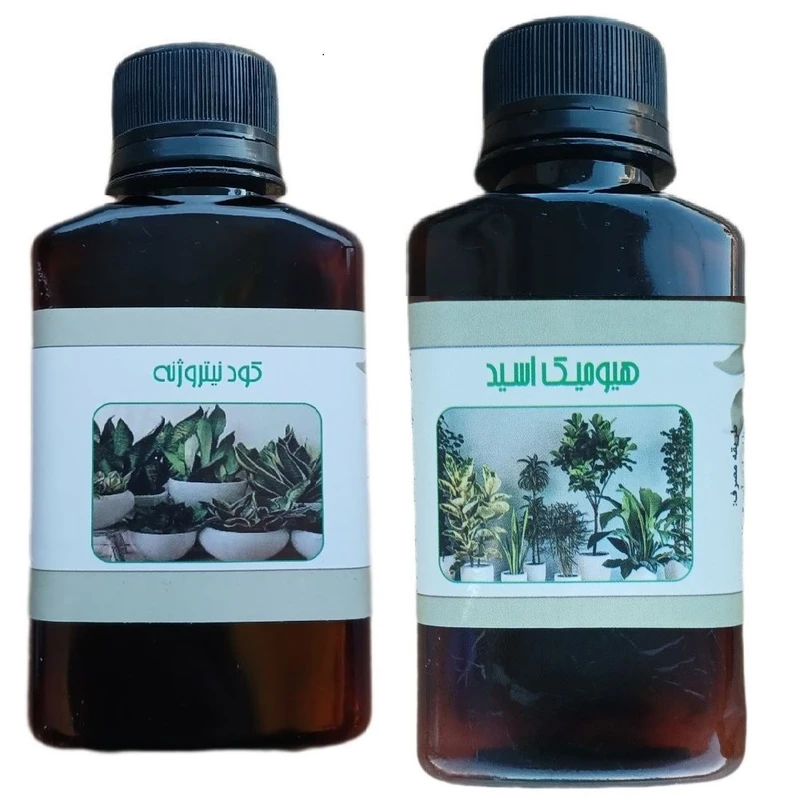 کود مایع نیتروژنه و هیومیک اسید مدل life - D حجم 110 میلی لیتر بسته 2 عددی