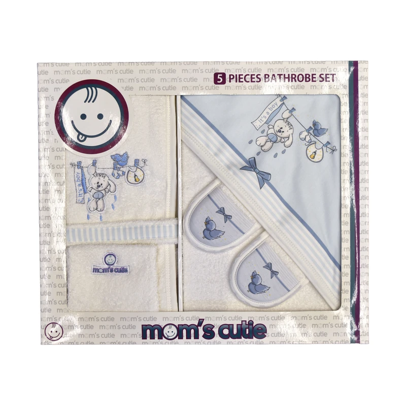 ست 5 تکه حوله نوزاد مامزکیوتی مدلHO14