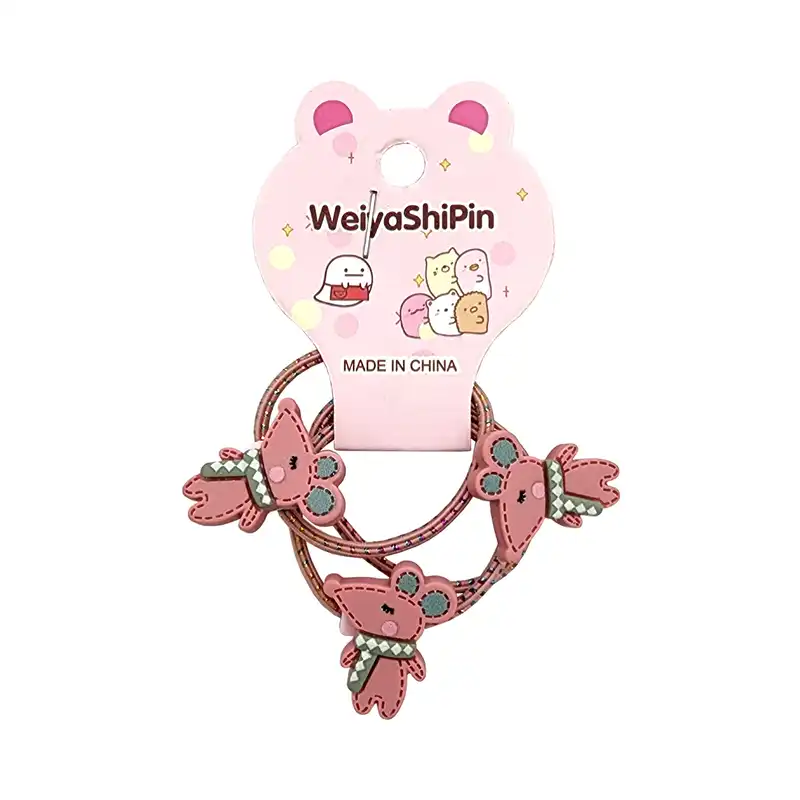 کش مو دخترانه مدل موش کد KSH646 بسته 3 عددی