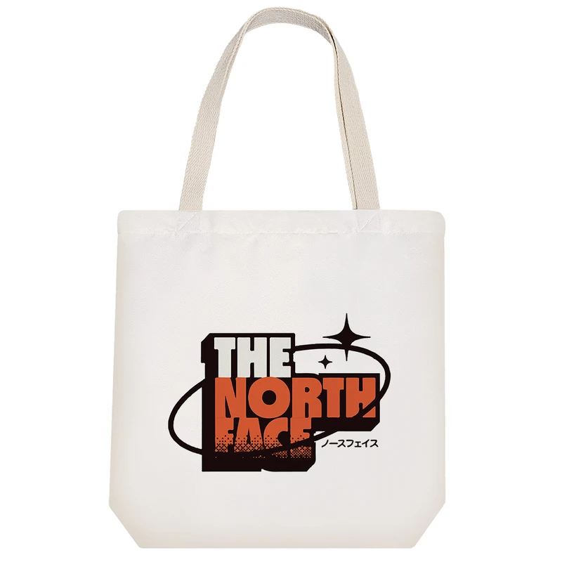 ساک خرید پارچه ای خندالو طرح the North face مدل توت بگ کد 6878