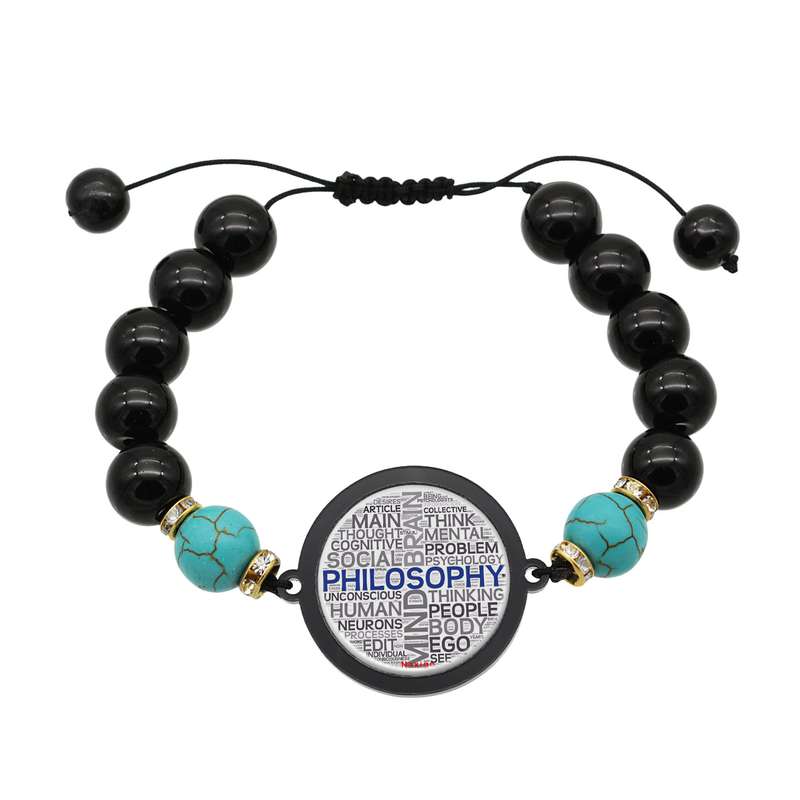 دستبند زنانه ناکسیگو طرح فلسفه کد BR4001 دستبند زنانه ناکسیگو طرح فلسفه کد BR4001