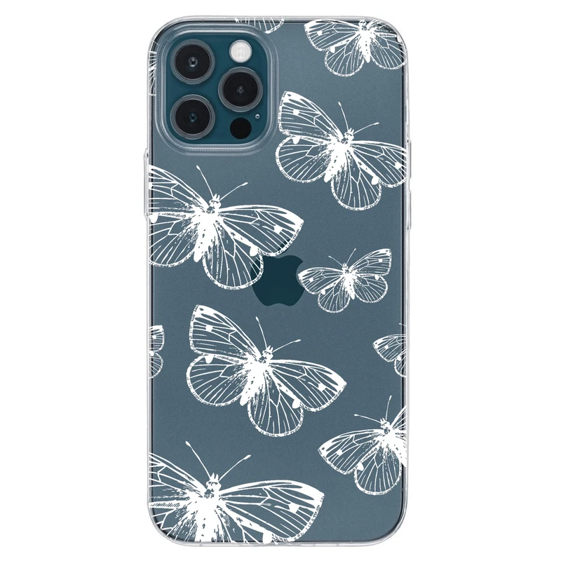 کاور مگافون طرح پروانه مدل C54-W مناسب برای گوشی موبایل اپل iPhone 12 Pro Max