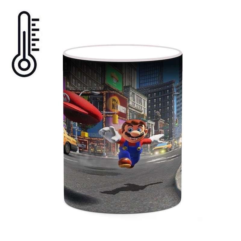 ماگ حرارتی کاکتی مدل بازی سوپر ماریو Super Mario Odyssey کد mgh30608