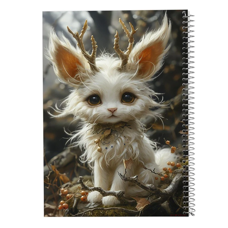 دفتر لیست خرید 50 برگ مدوپد مدل حیوانات فانتزی کد DF16459