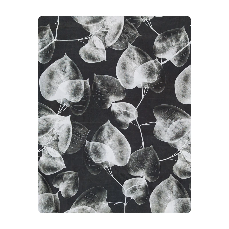 ملحفه میکرو آدنو مدل برگ کد CH166 یک نفره سایز 140x240 سانتی متر