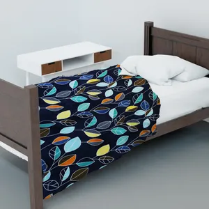  پتو مسافرتی یک نفره شاران هوم طرح برگ سایز 140×200 سانتی متر
