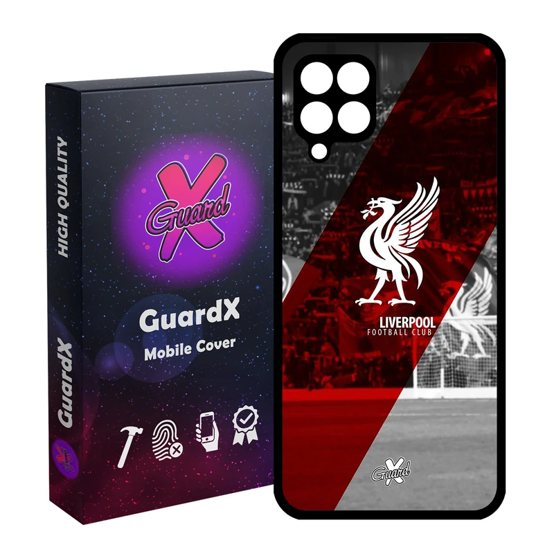 کاور گارد ایکس طرح Liverpool مدل Glass10045 مناسب برای گوشی موبایل سامسونگ Galaxy M32 4G / F22
