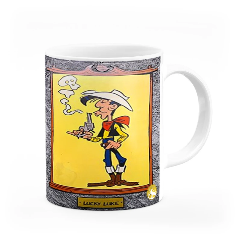 ماگ هومرو طرح انیمیشن لوک خوش شانس مدل MG4202