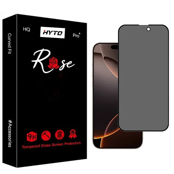 محافظ صفحه نمایش حریم شخصی هیتو مدل Rose Shadow Pro مناسب برای گوشی موبایل اپل IPhone 16 Pro Max