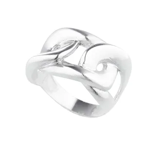 انگشتر نقره زنانه گالری عزیزی طرح زنجیری مدل 15542