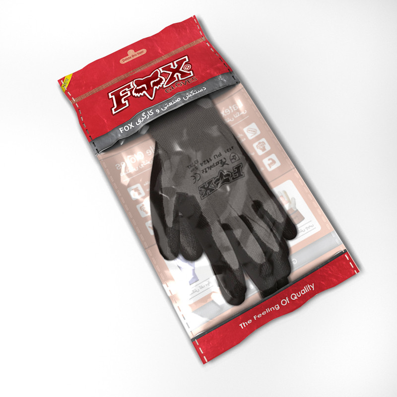دستکش ایمنی فوکس مدل پی یو 1124 دستکش ایمنی فوکس مدل پی یو 1124