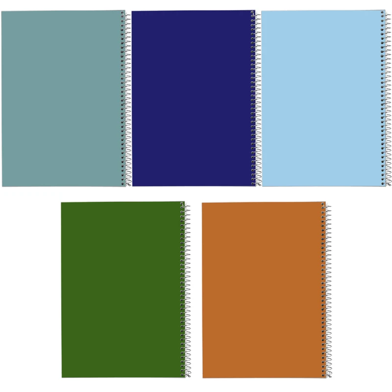 دفتر مشق 50 برگ مدوپد طرح ساده کد BD10071 مجموعه 5 عددی