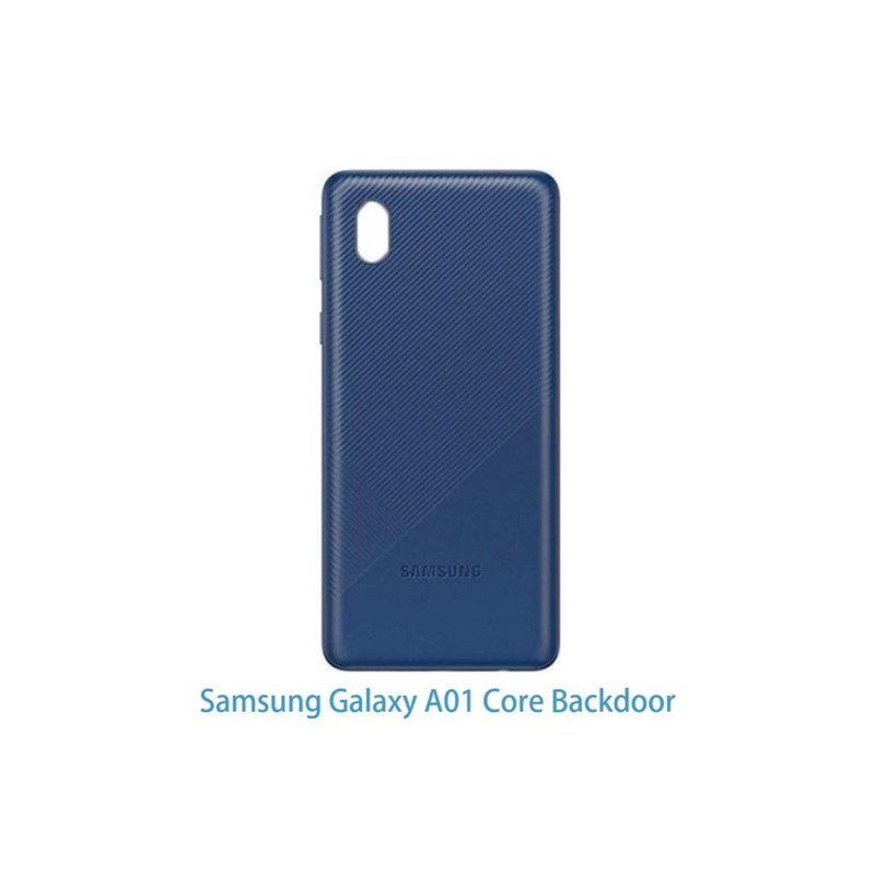 درب پشت گوشی مدل A01C-BLU مناسب برای گوشی موبایل سامسونگ GALAXY A01 CORE