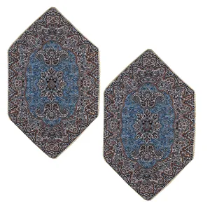  رومیزی ترمه مدل نسترن کد ASALI-86 بسته دو عددی