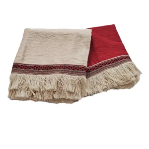 شال زنانه مدل حاشیه نوار سنتی