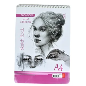 دفتر طراحی A4 شکوفه مدل 01