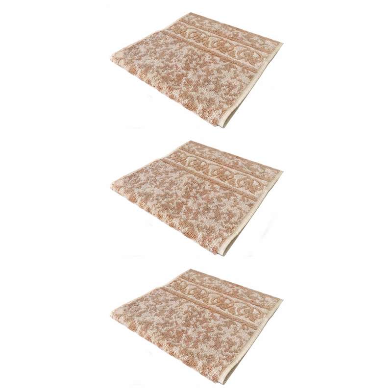 حوله دستی فرش مریم مدل Abr1 سایز 30x60 سانتی متر بسته 3 عددی حوله دستی فرش مریم مدل Abr1 سایز 30x60 سانتی متر بسته 3 عددی