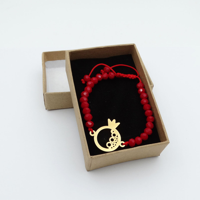 دستبند دخترانه مدل انار یلدا کد D 04 دستبند دخترانه مدل انار یلدا کد D 04