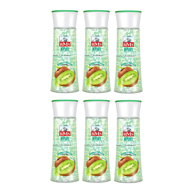 ماسک صورت بی ام اس مدل Kiwi حجم 160 میلی لیتر مجموعه 6 عددی