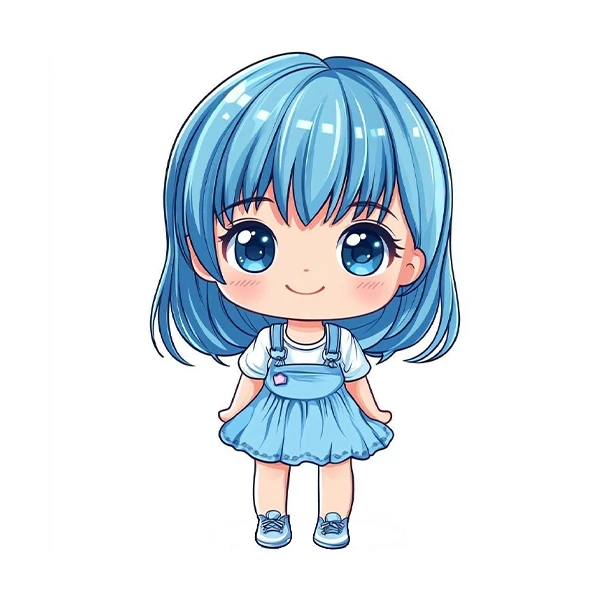 استیکر پارچه و لباس پاد آفرین طرح دختر کد 537