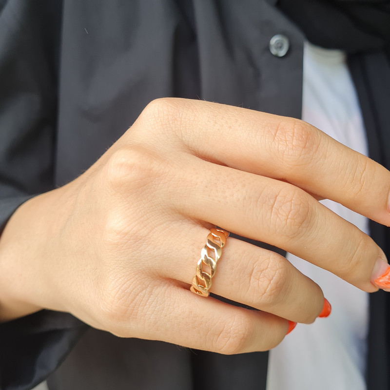 انگشتر زنانه ژوپینگ مدل زنجیری23