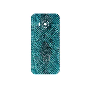 MAHOOT Blue Snake Skin Cover Sticker for HTC One ME
