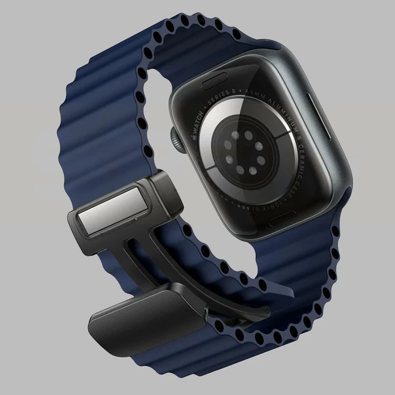 بند اسپریگ مدل Ocean MGNT مناسب برای اپل واچ سری 4/5/6/SE سایز 44mm