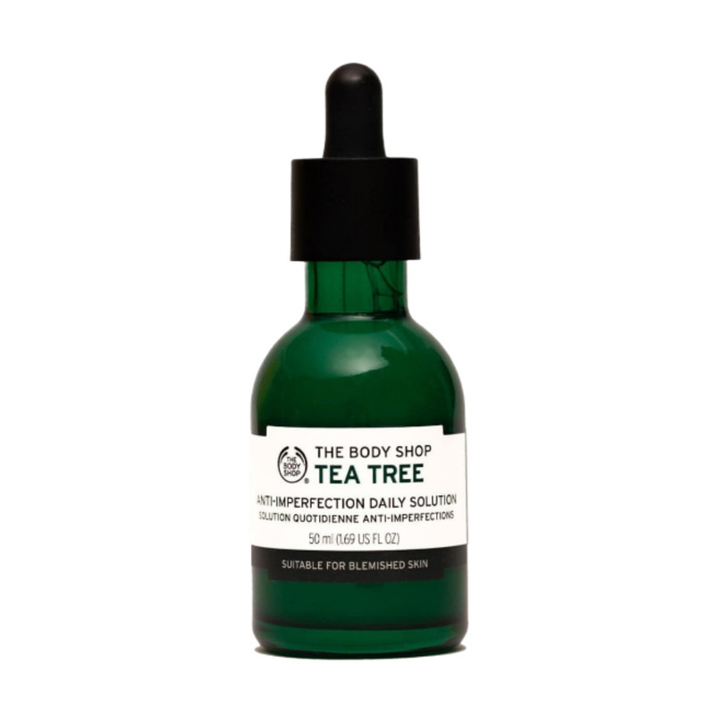 سرم ضدجوش روزانه بادی شاپ مدل tea tree حجم ۵۰ میلی لیتر
